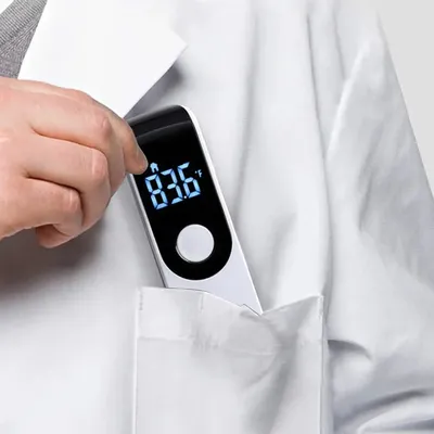 의료 온도 적외선 온도계 이마 디지털 비접촉 온도계 LED 디스플레이 아기 성인을위한 발열 측정 도구